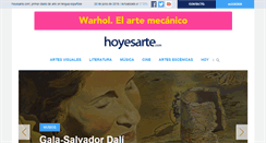 Desktop Screenshot of hoyesarte.com